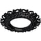 Ekena Millwork Orrington Ceiling Medallion (Fits Canopies up to 6 5/8"), 13 1/4"OD x 6 5/8"ID x 1 1/8"P, Jet Black CM13ORBLF - alternate 3